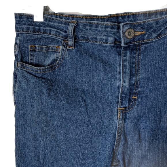 Girls Plus 16.5 16 1/2 Distressed Medium Rinse Jeans - Picture 3 of 6